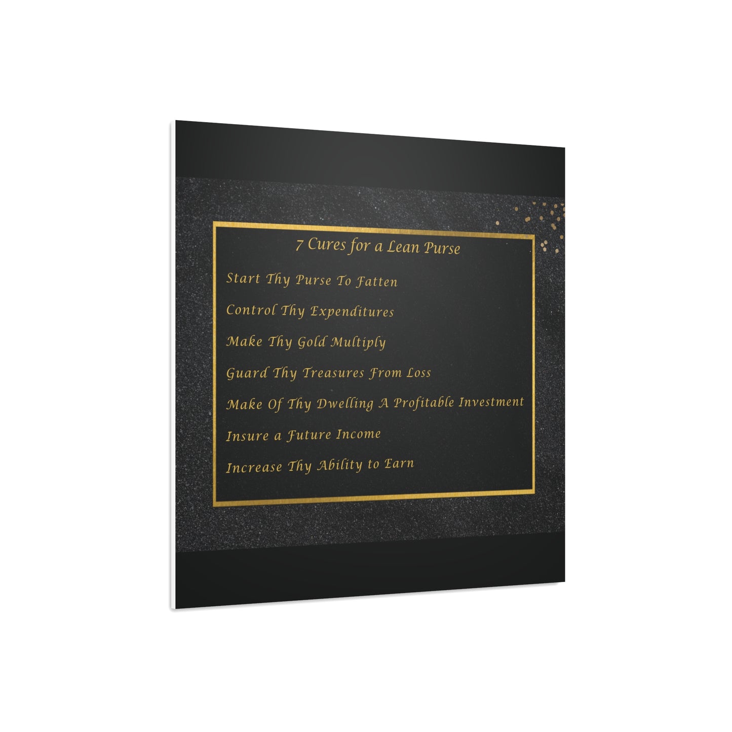 "7 Cures" Wall Art