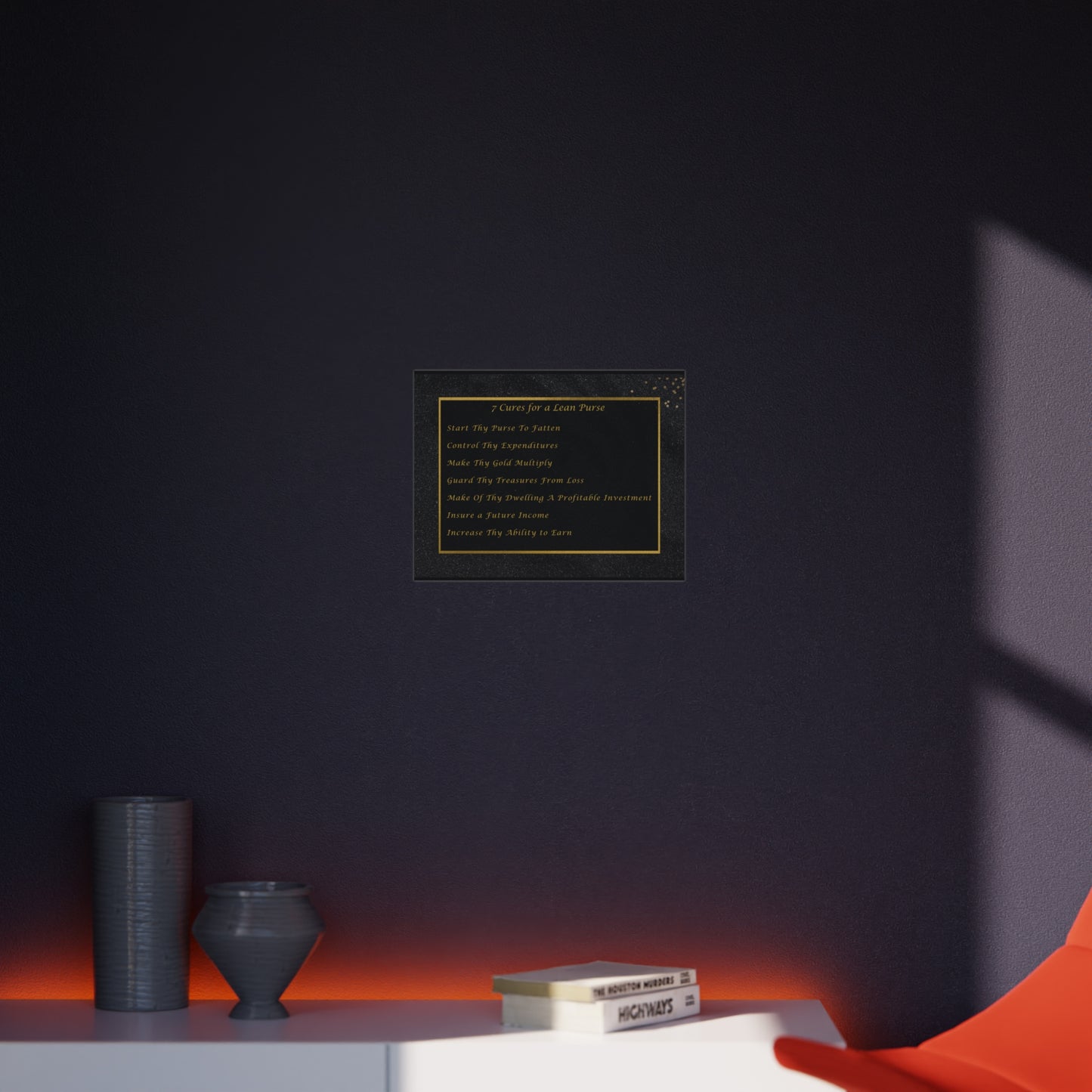"7 Cures" Wall Art