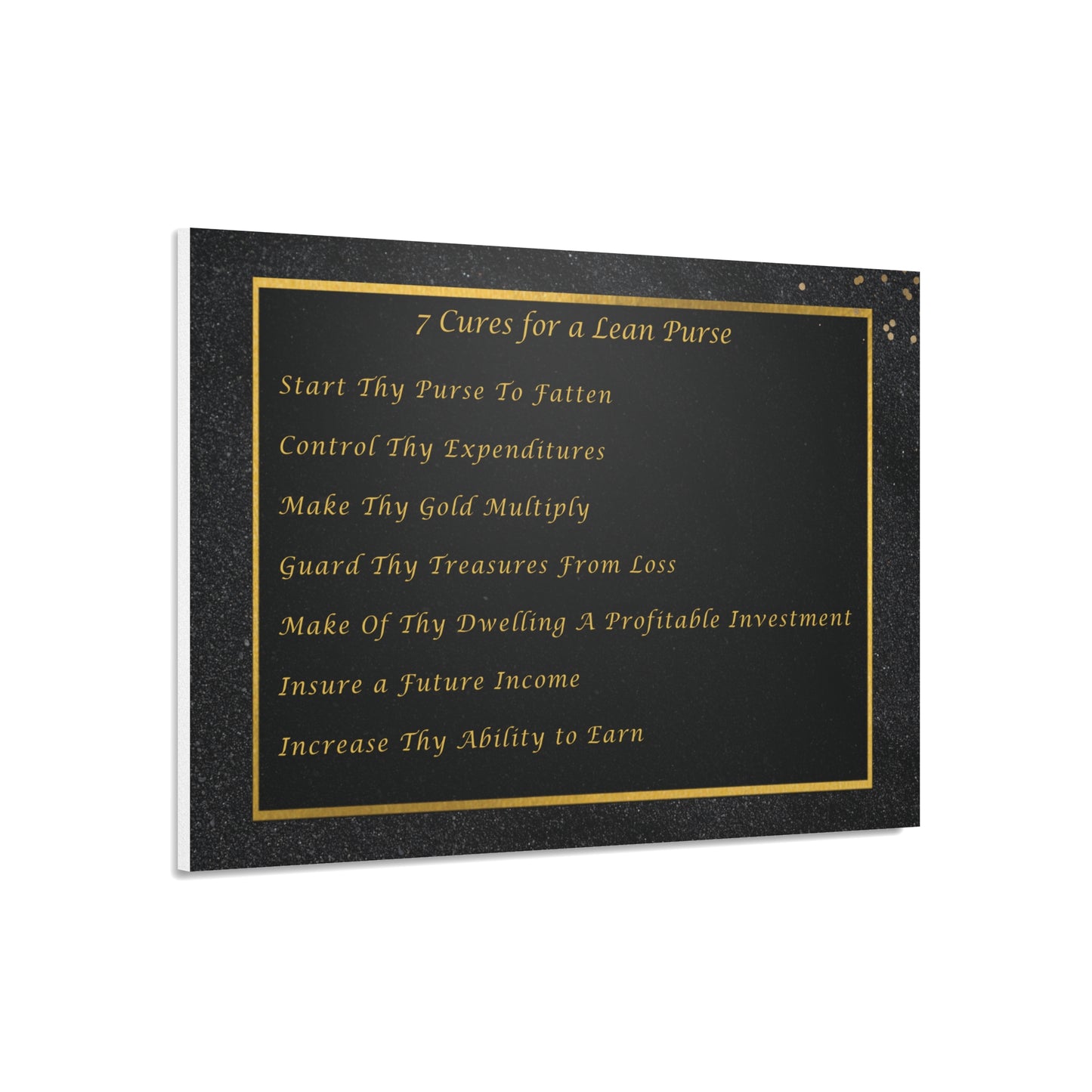 "7 Cures" Wall Art