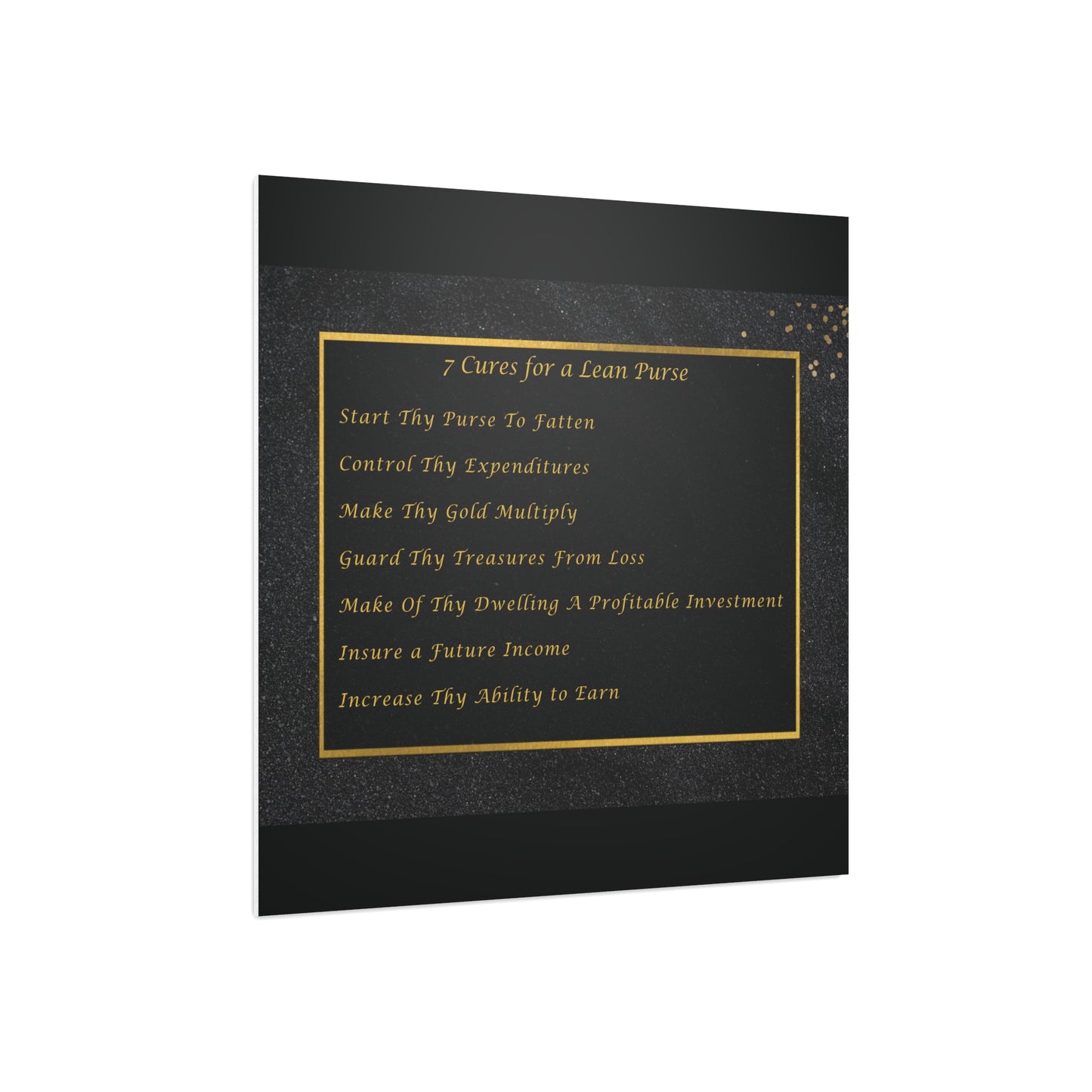 "7 Cures" Wall Art
