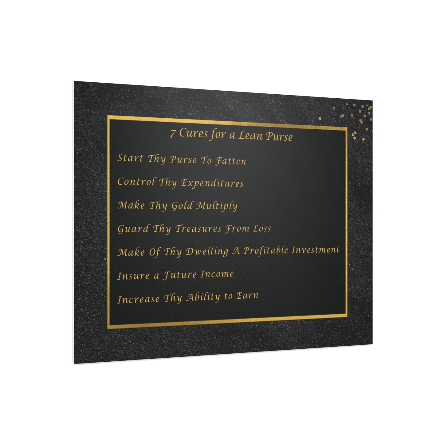 "7 Cures" Wall Art