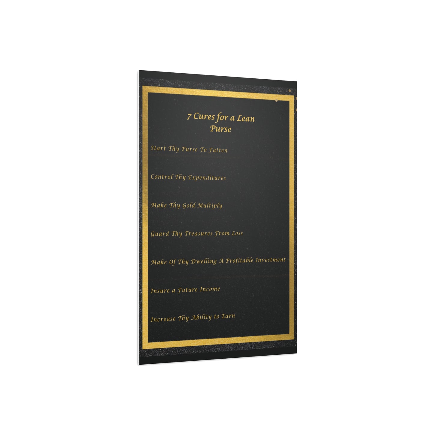 "7 Cures" Wall Art