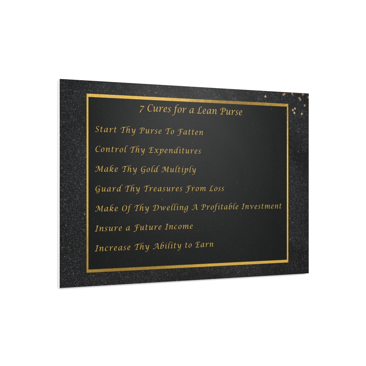 "7 Cures" Wall Art