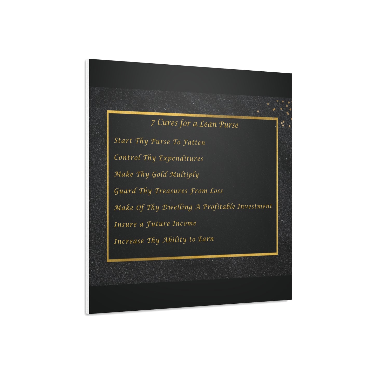 "7 Cures" Wall Art