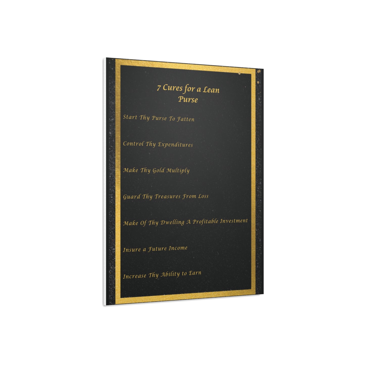 "7 Cures" Wall Art