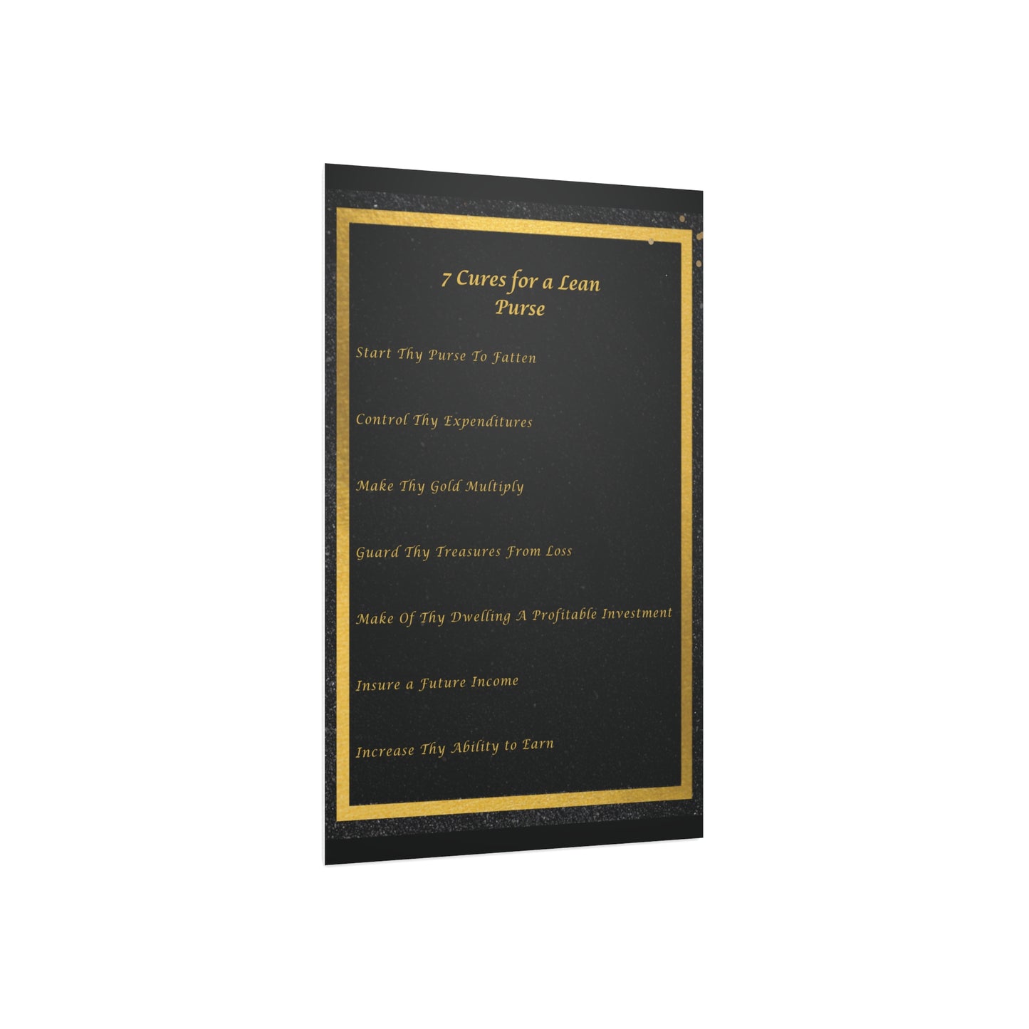"7 Cures" Wall Art