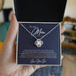 To My Mom | Love Knot Necklace.