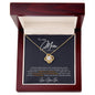 To My Mom | Love Knot Necklace.