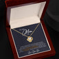 To My Mom | Love Knot Necklace.