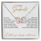 To My Soulmate | Interlocking Hearts necklace