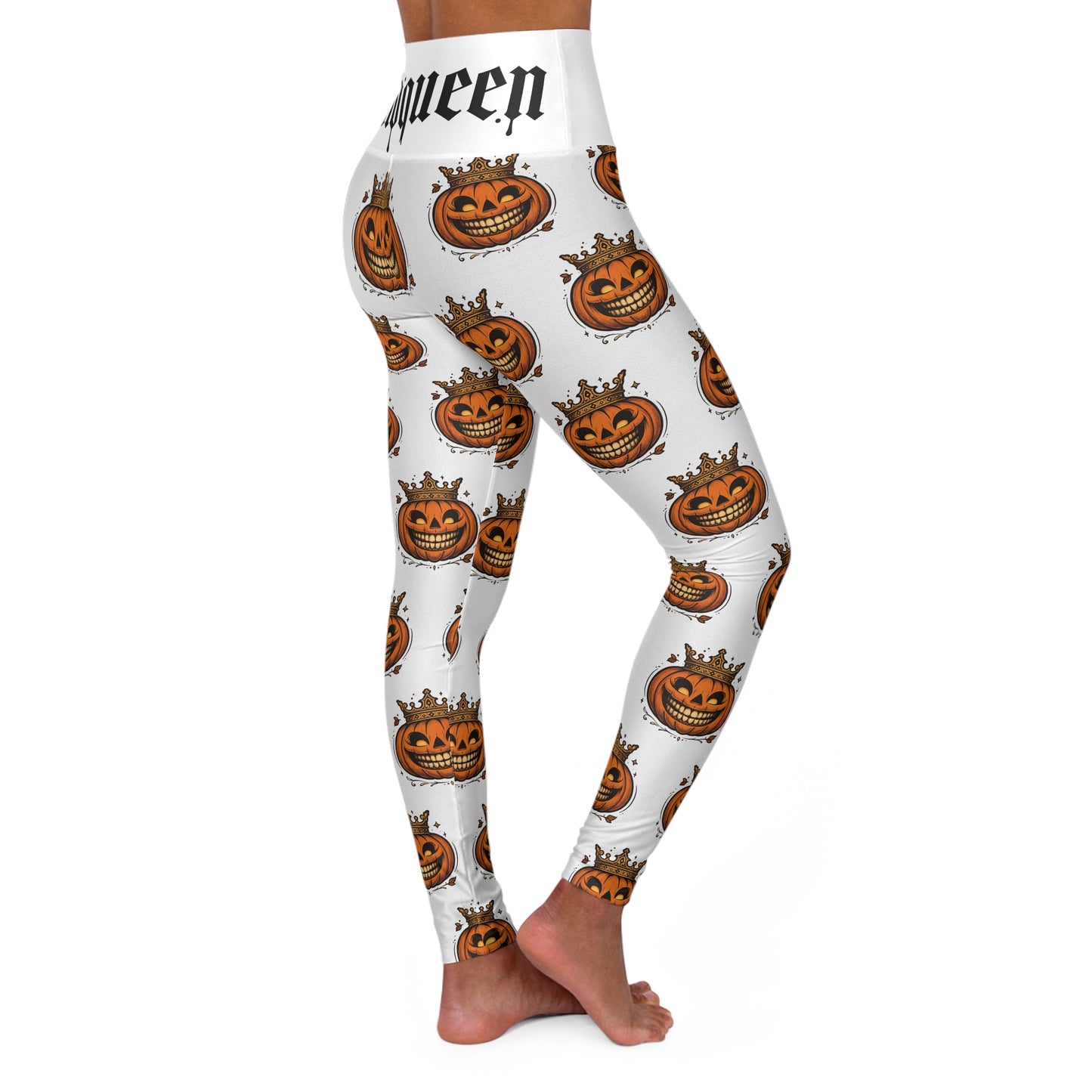 Halloween Pumpkin High Waisted Yoga Leggings, Hallowqueen Activewear, Women's Leggings for [...]