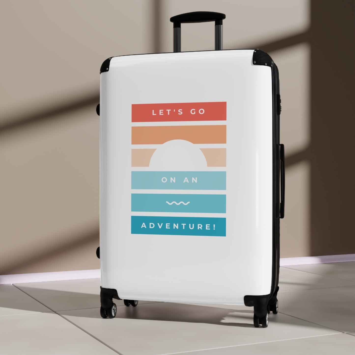 "Let's Go on an Adventure!" Suitcase