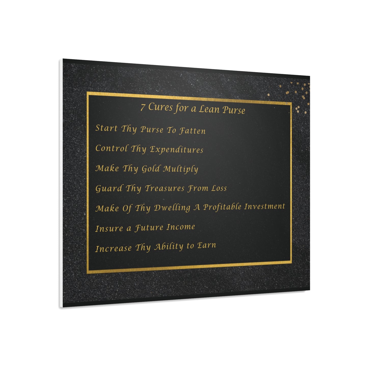 "7 Cures" Wall Art