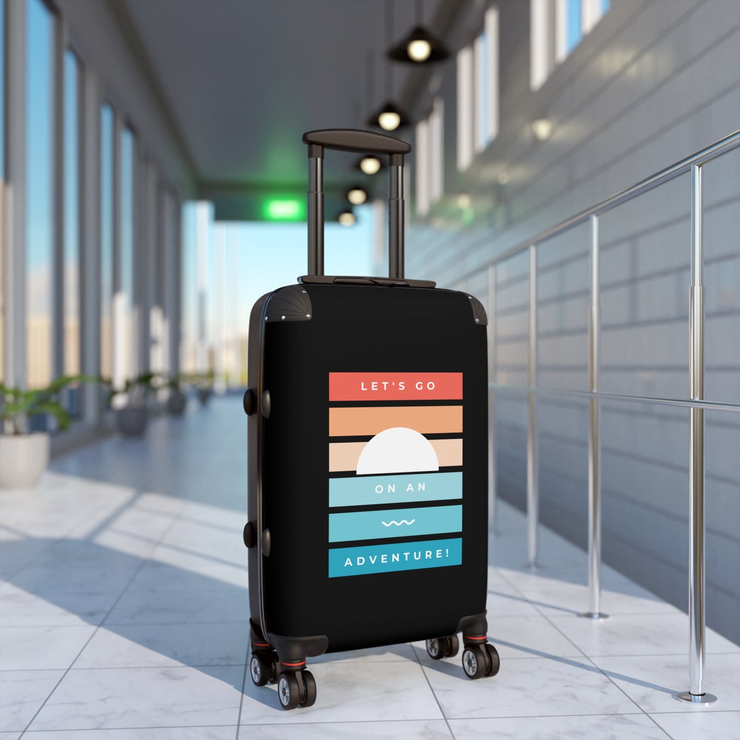 "Let's Go on an Adventure" Suitcase