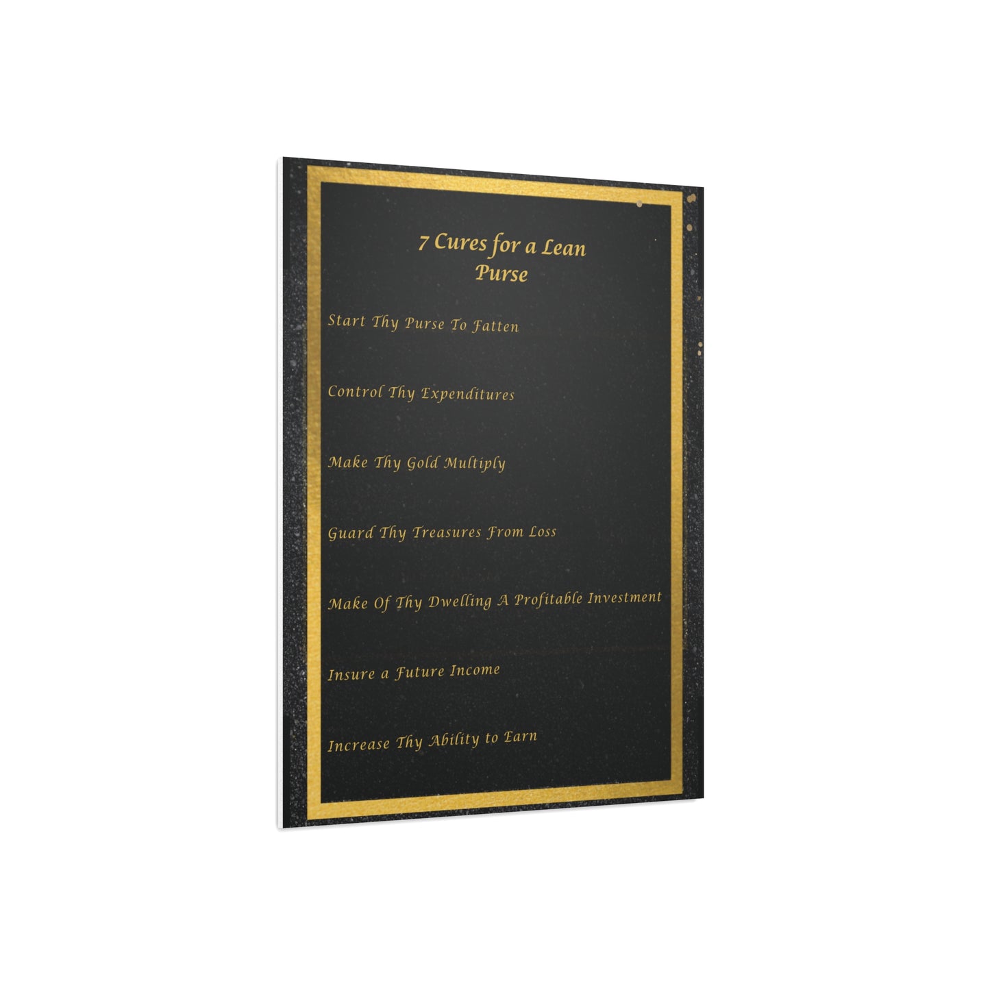 "7 Cures" Wall Art