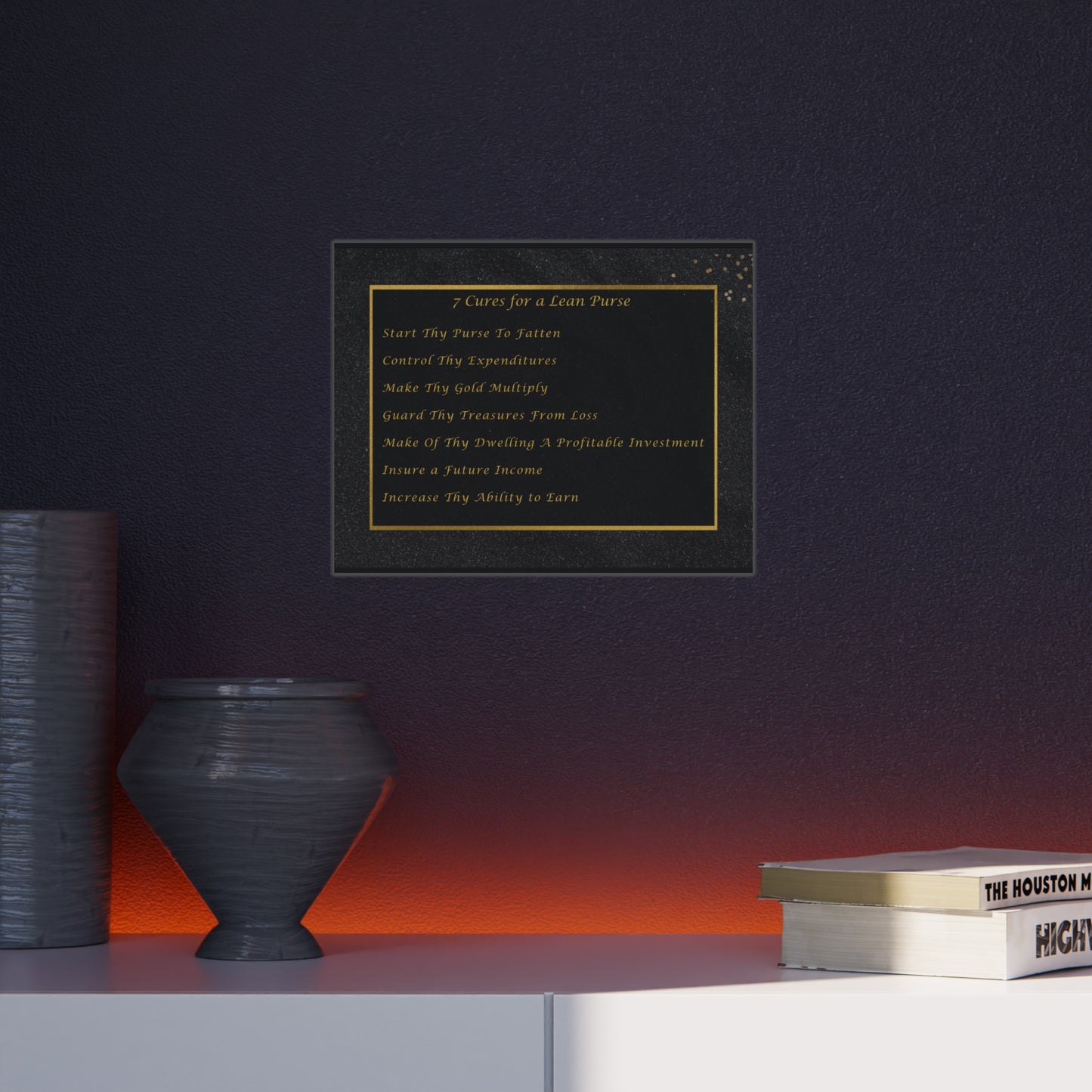 "7 Cures" Wall Art