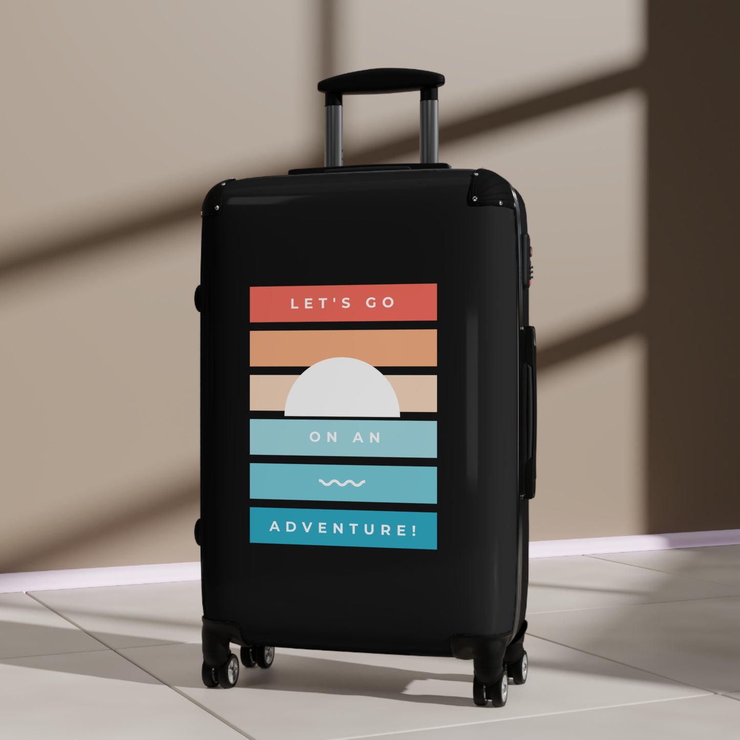 "Let's Go on an Adventure" Suitcase