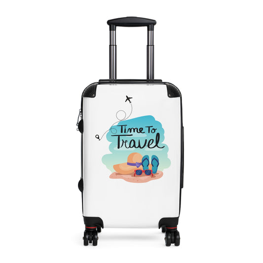 "Time To Travel" Suitcase