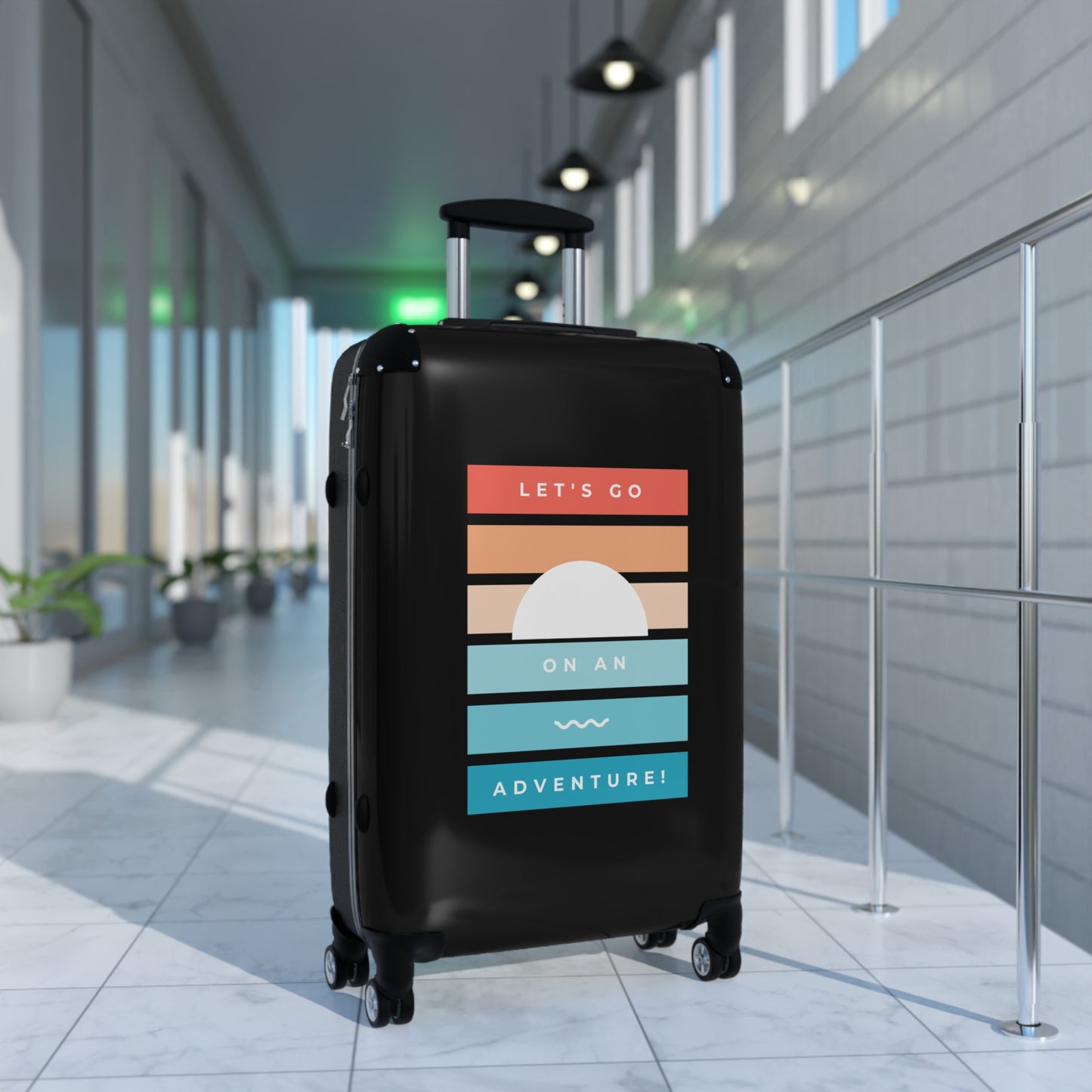 "Let's Go on an Adventure" Suitcase