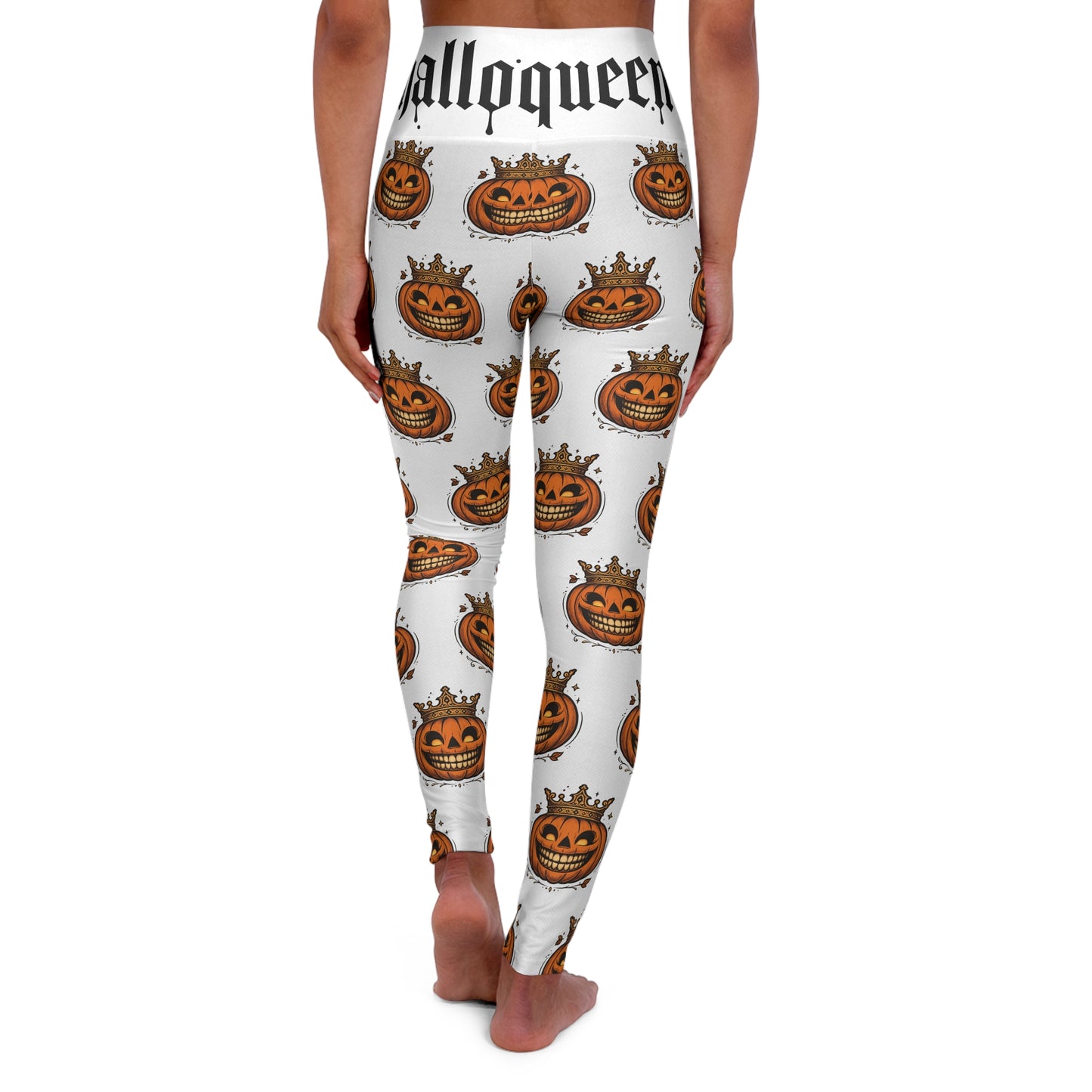 Halloween Pumpkin High Waisted Yoga Leggings, Hallowqueen Activewear, Women's Leggings for [...]