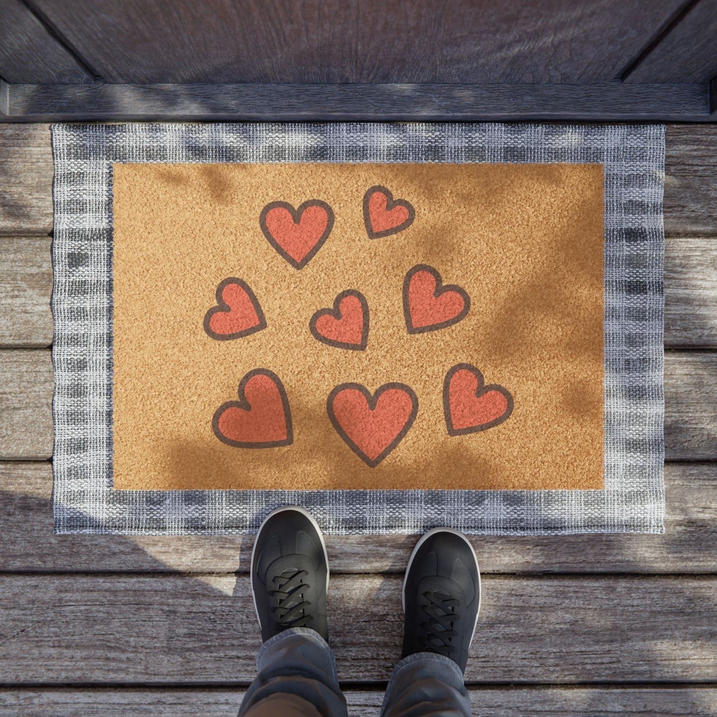 Hearts Doormat