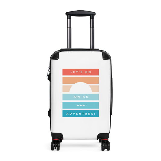 "Let's Go on an Adventure!" Suitcase