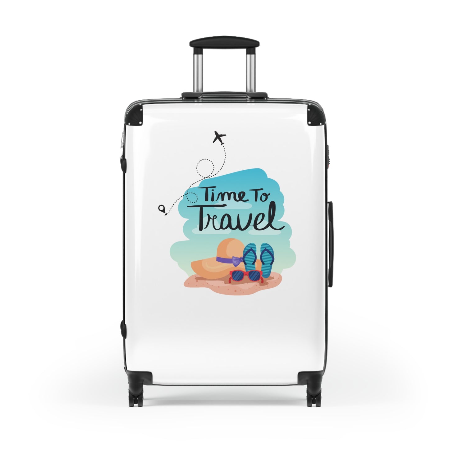 "Time To Travel" Suitcase