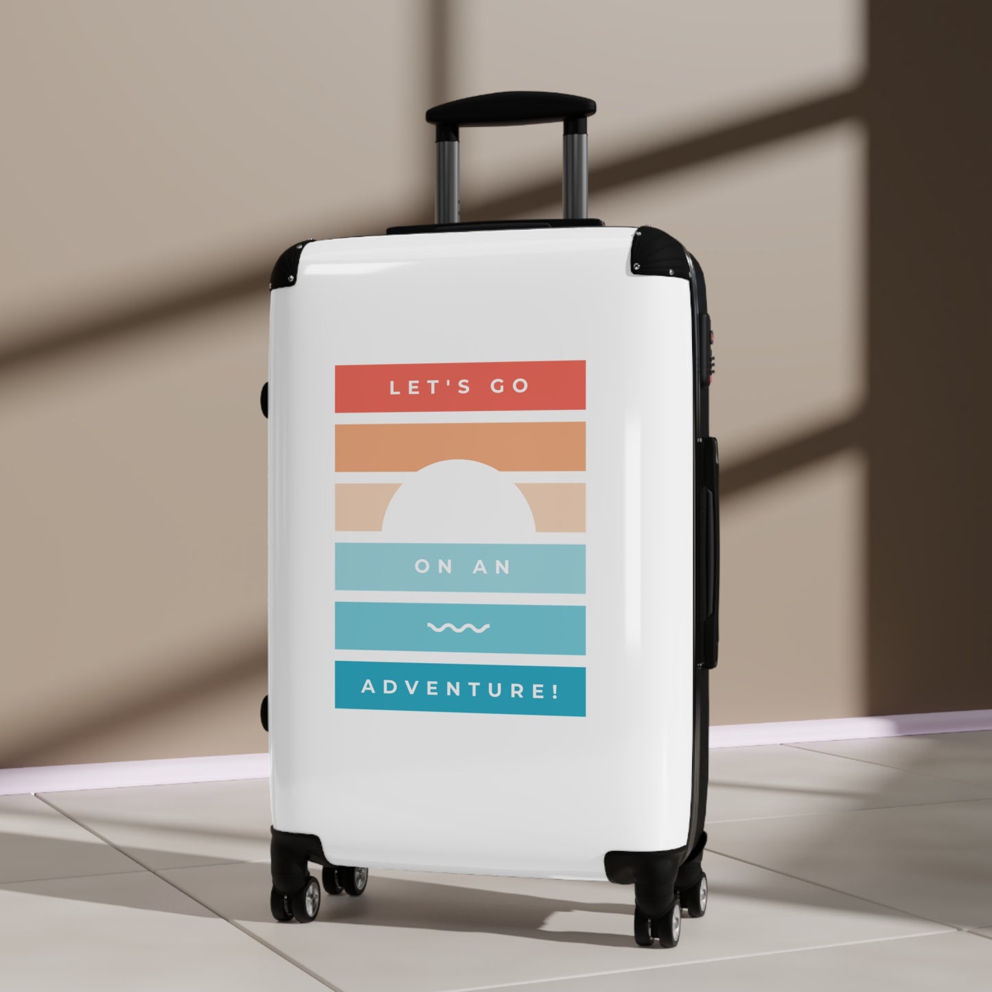 "Let's Go on an Adventure!" Suitcase