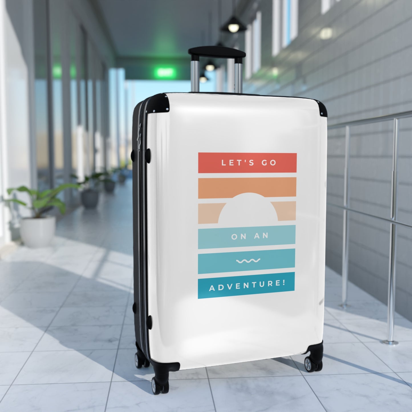 "Let's Go on an Adventure!" Suitcase