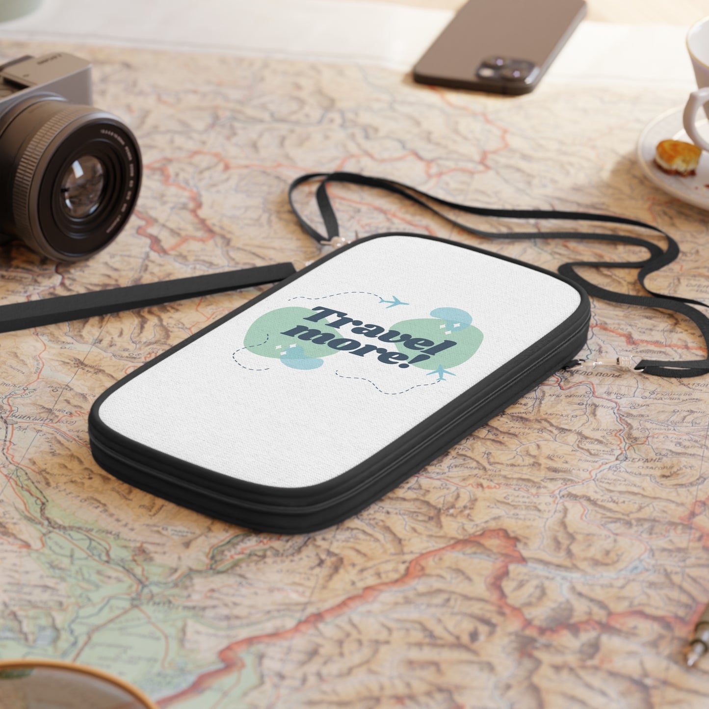 "Travel More!" Passport Wallet