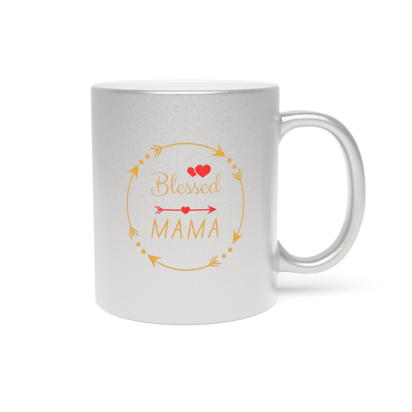 "Blessed Mama" Metallic Mug