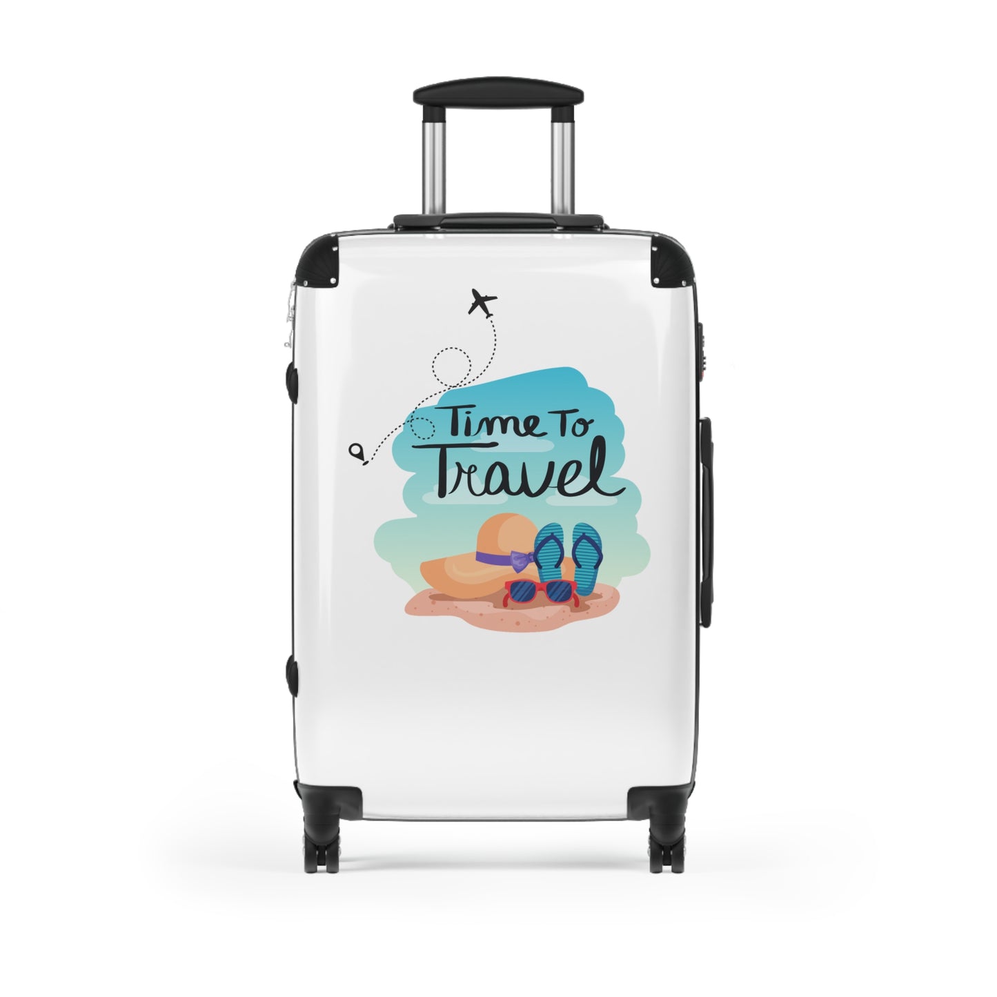 "Time To Travel" Suitcase