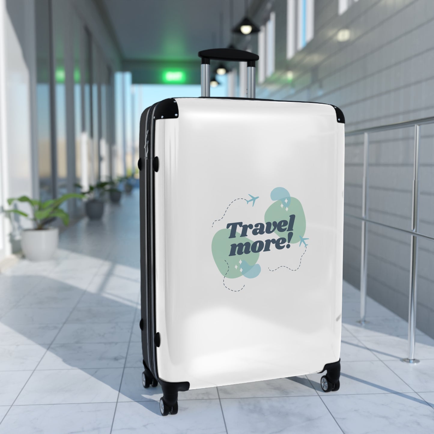 "Travel More!" Suitcase