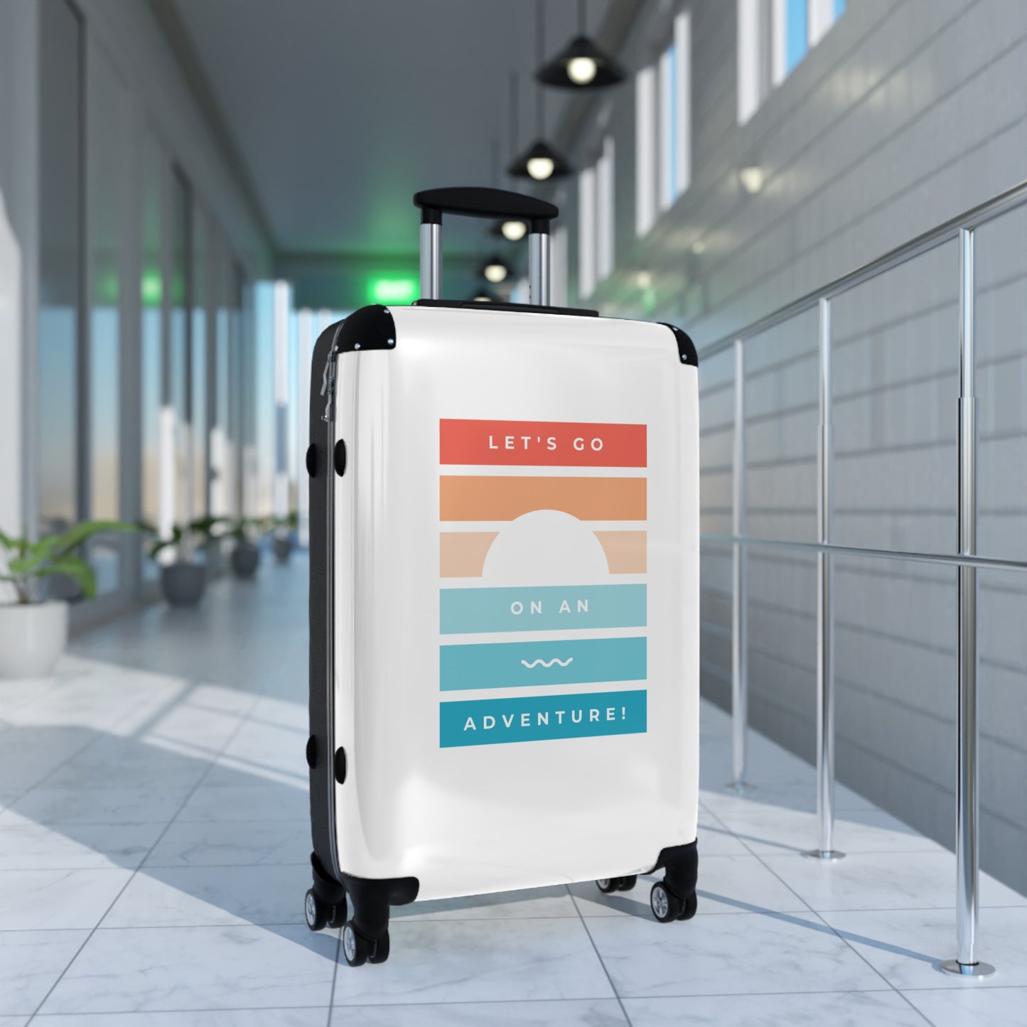 "Let's Go on an Adventure!" Suitcase
