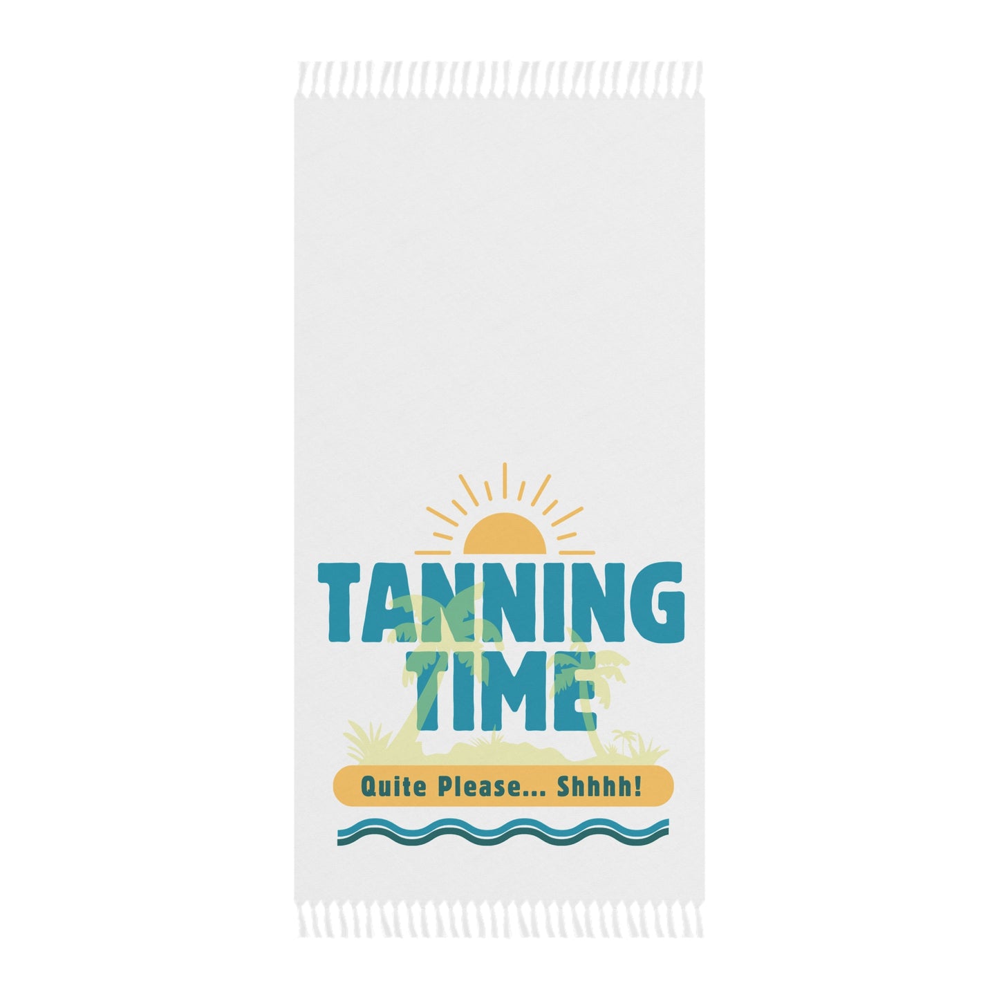 "Tanning Time" Boho Beach Towel