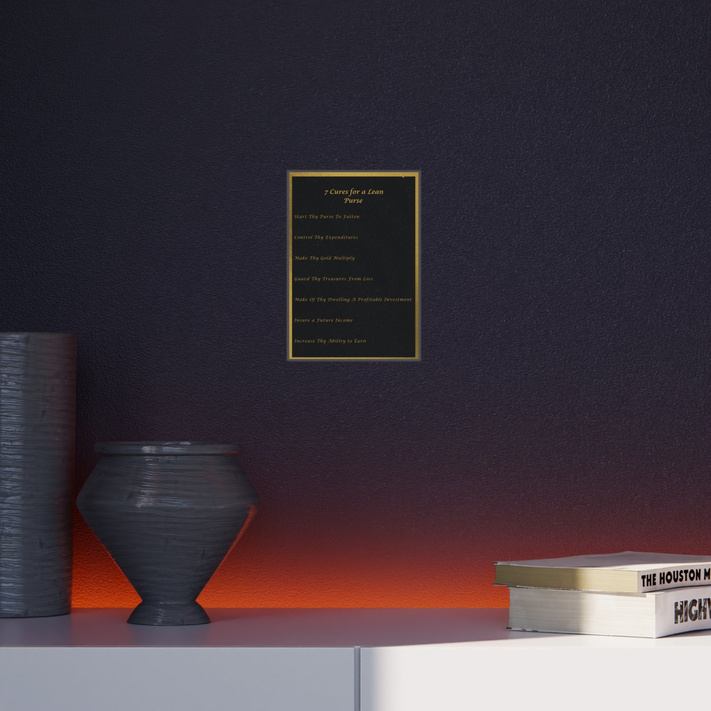 "7 Cures" Wall Art