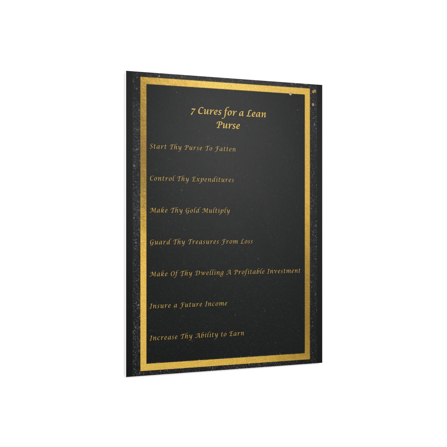 "7 Cures" Wall Art