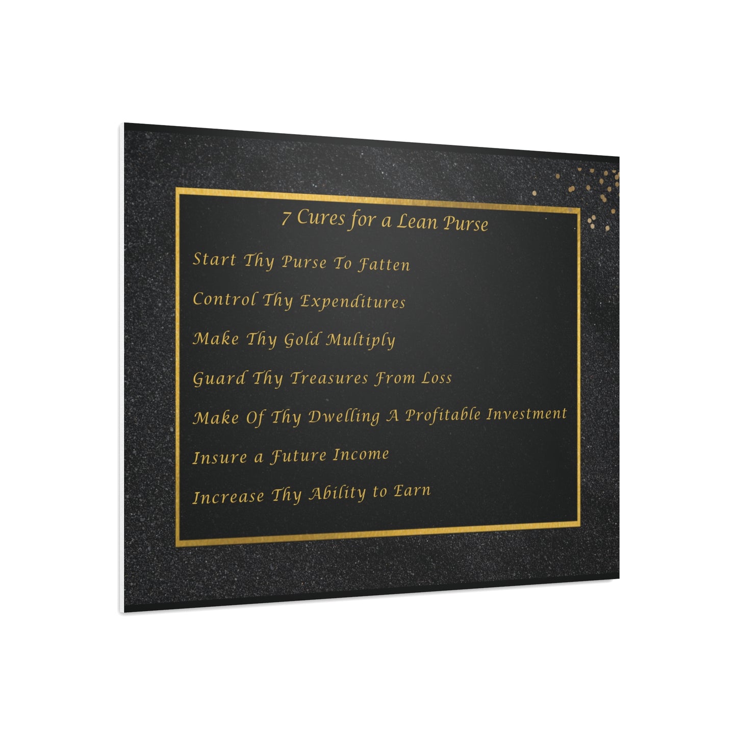 "7 Cures" Wall Art