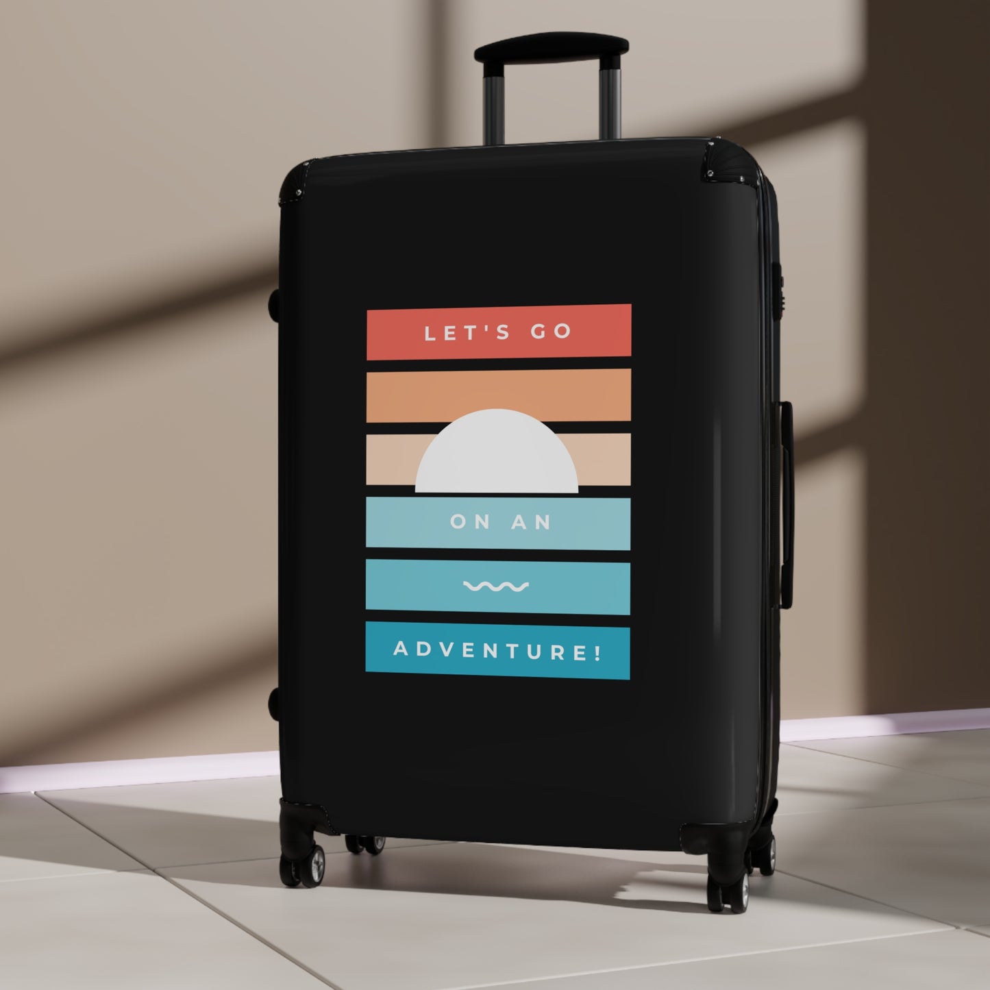 "Let's Go on an Adventure" Suitcase