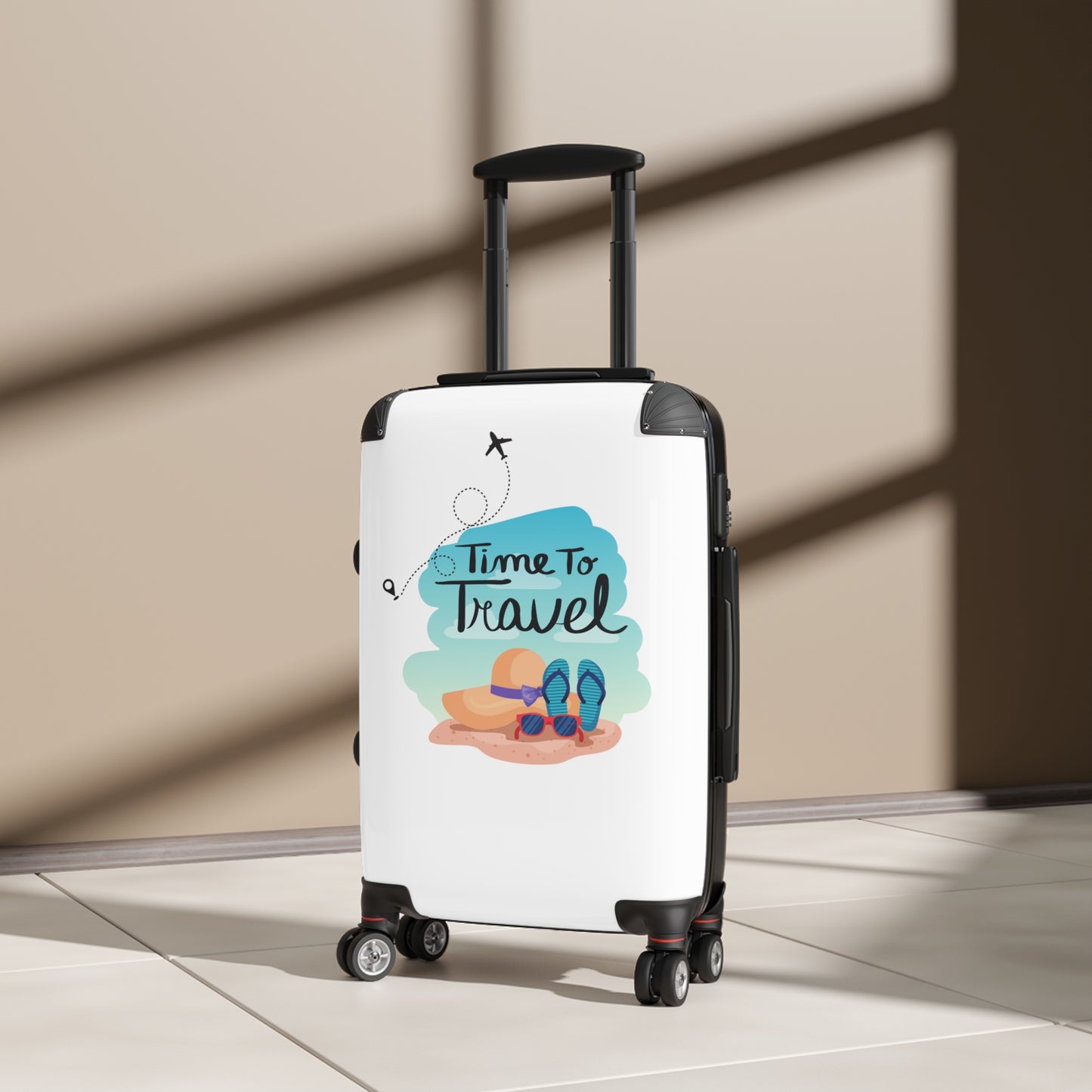 "Time To Travel" Suitcase