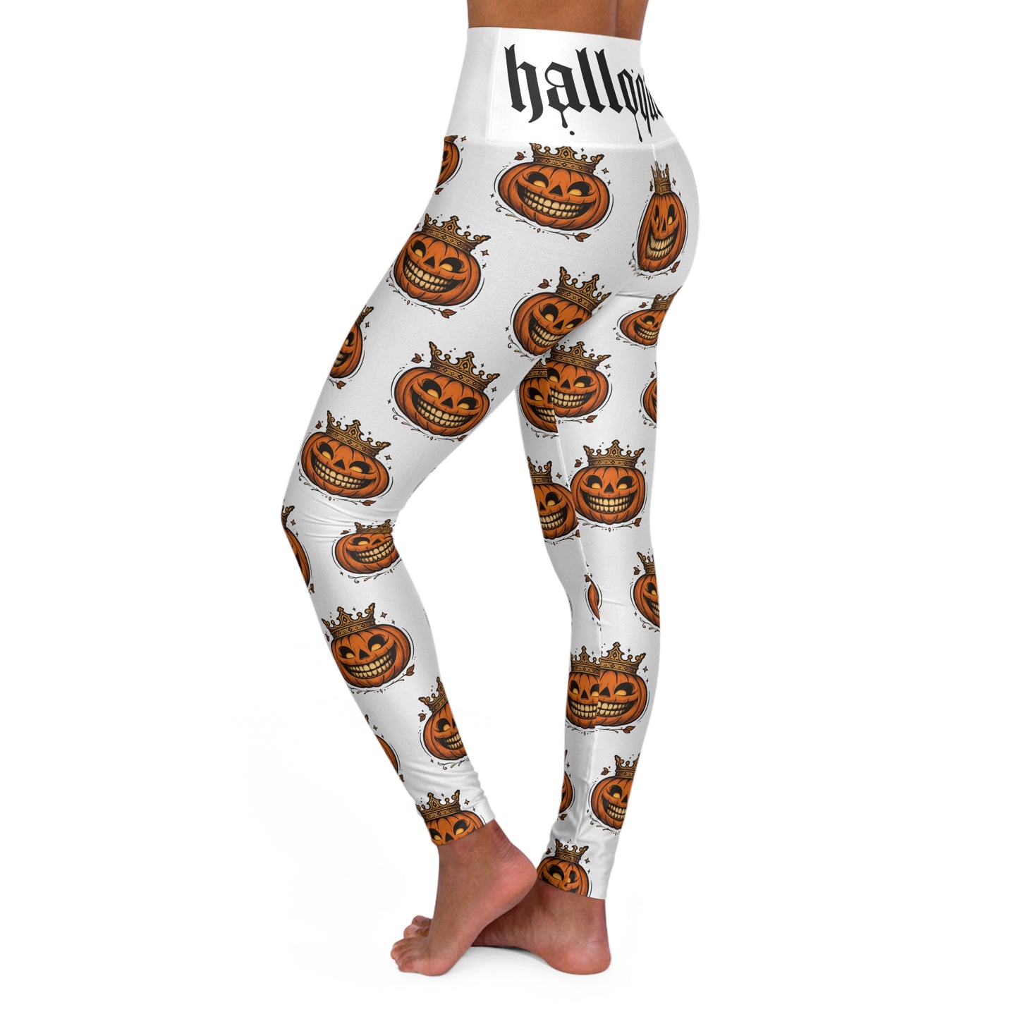 Halloween Pumpkin High Waisted Yoga Leggings, Hallowqueen Activewear, Women's Leggings for [...]