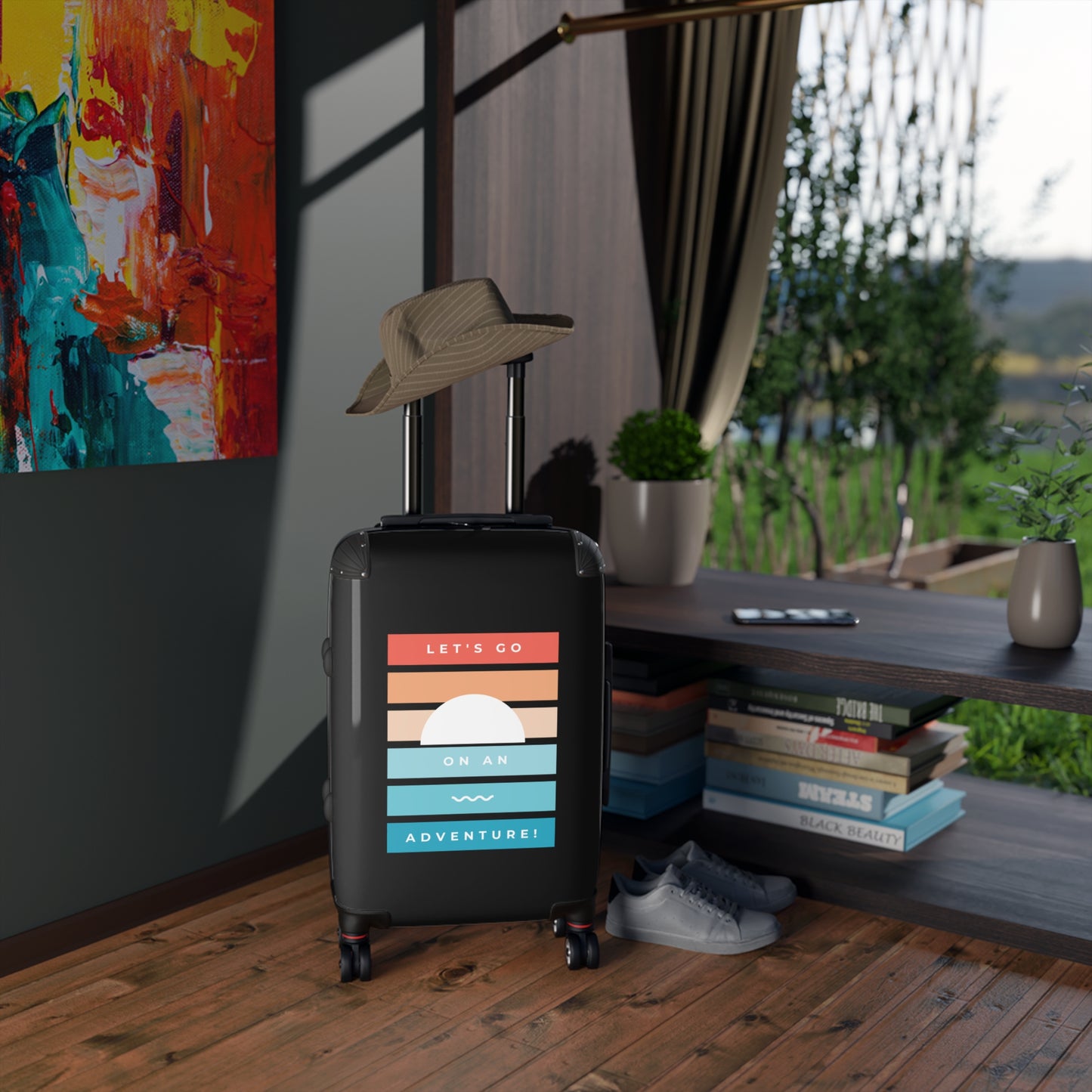"Let's Go on an Adventure" Suitcase