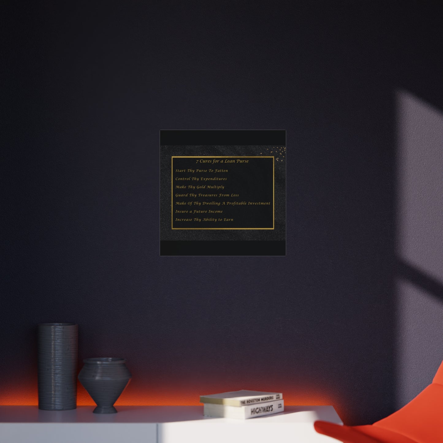 "7 Cures" Wall Art