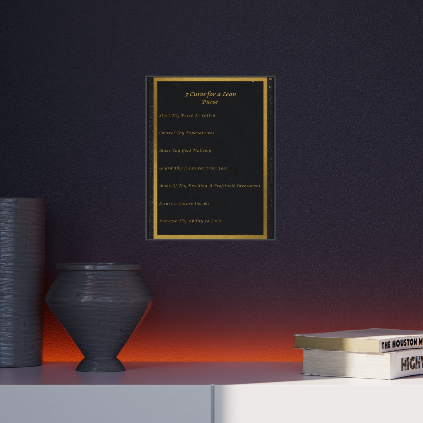 "7 Cures" Wall Art