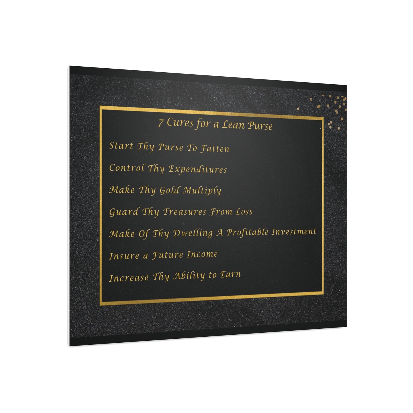 "7 Cures" Wall Art