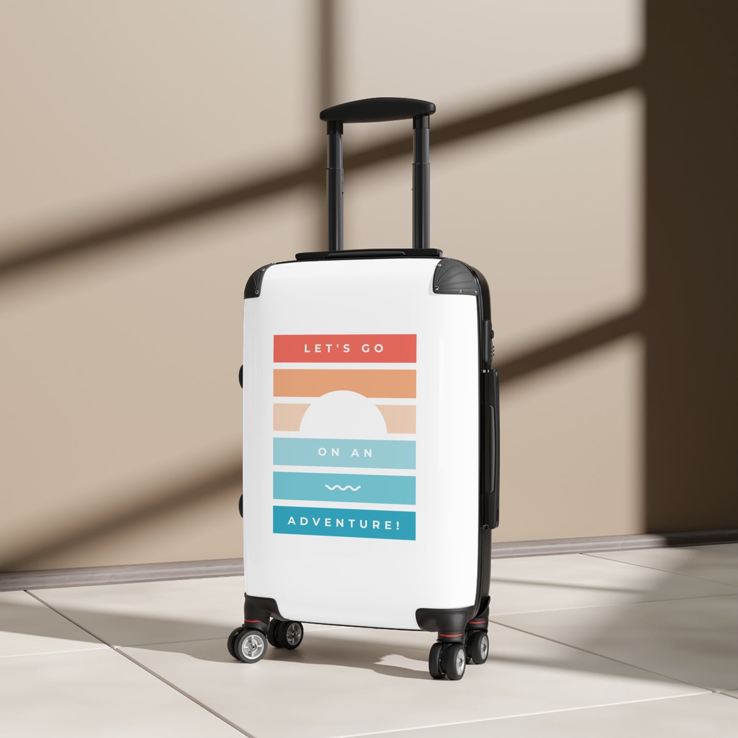 "Let's Go on an Adventure!" Suitcase