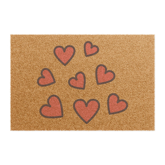 Hearts Doormat