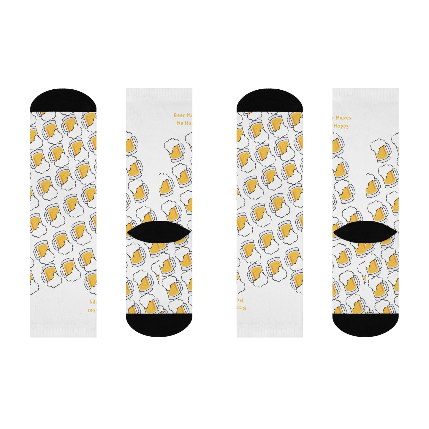 Funny Beer Crew Socks
