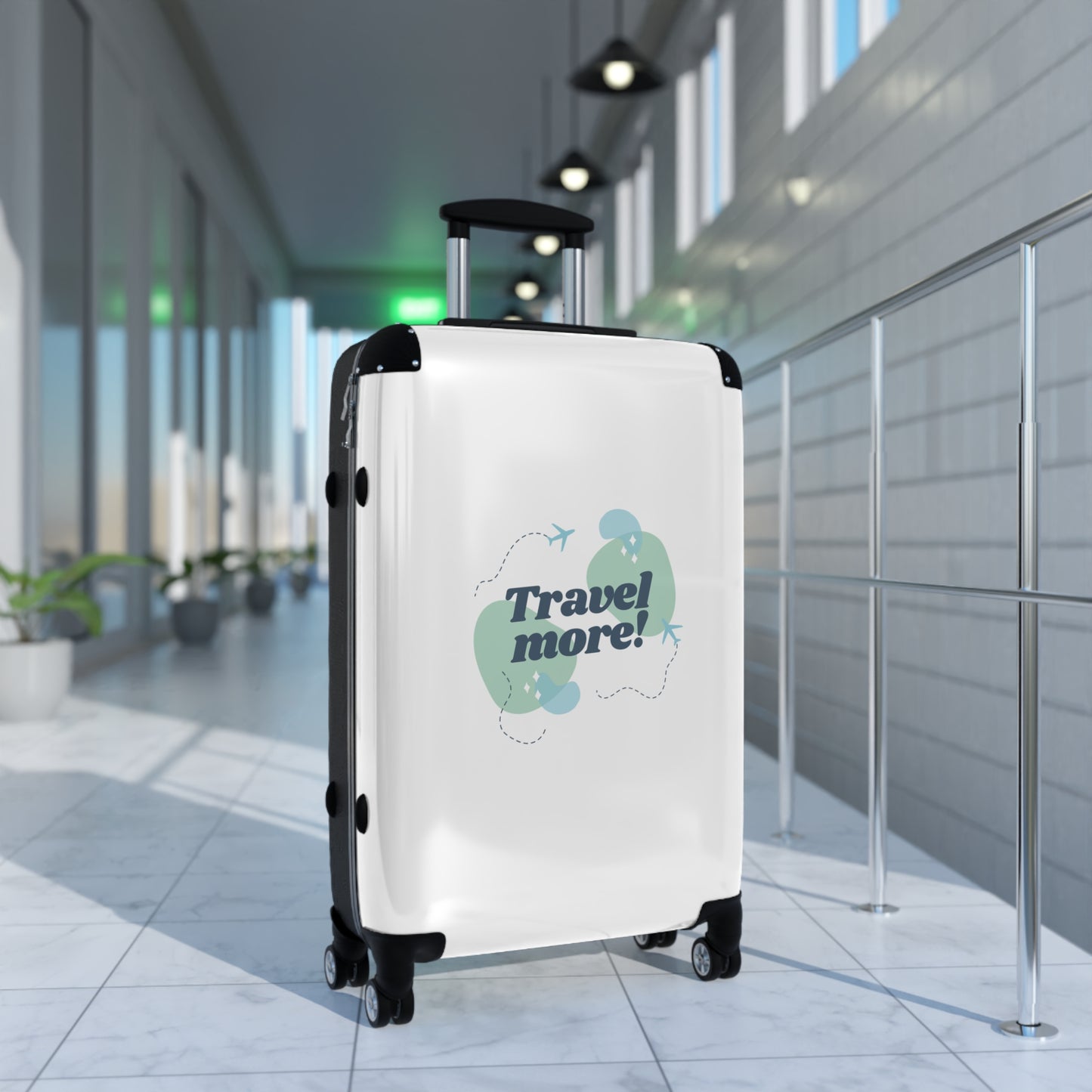 "Travel More!" Suitcase