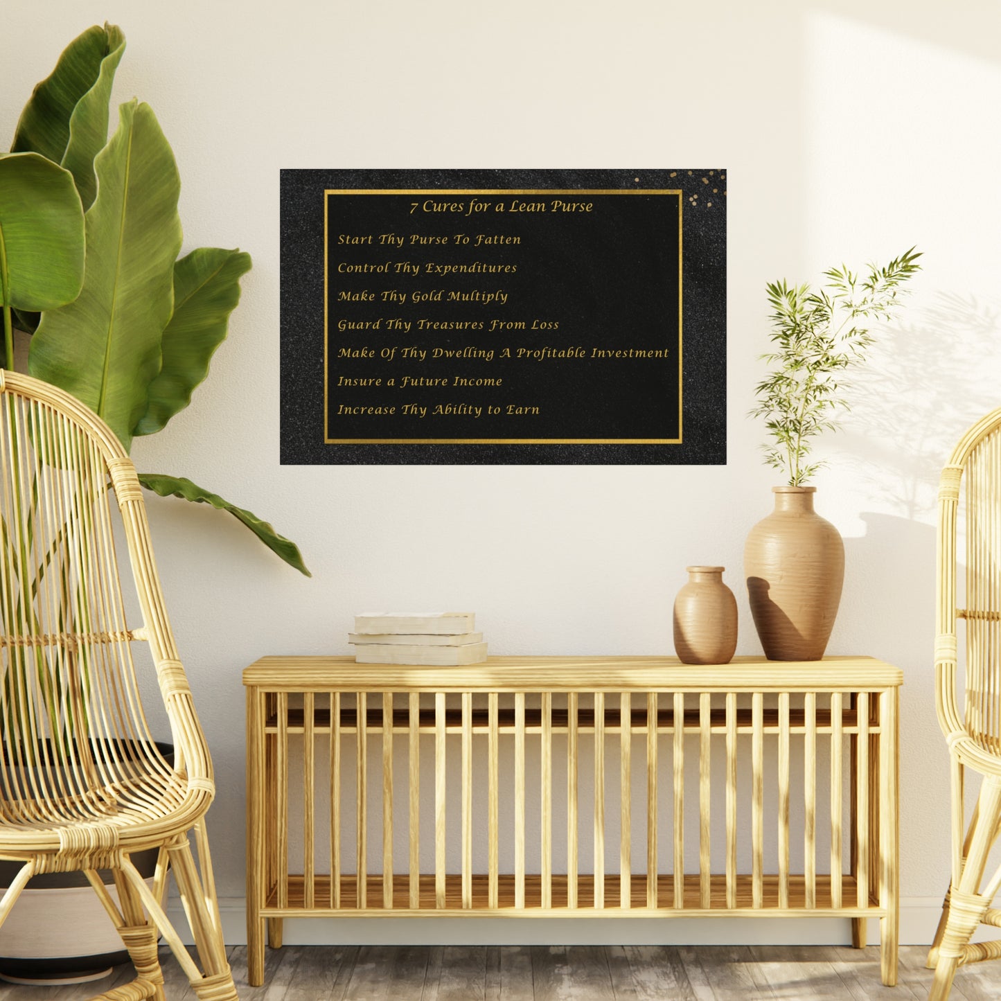 "7 Cures" Wall Art